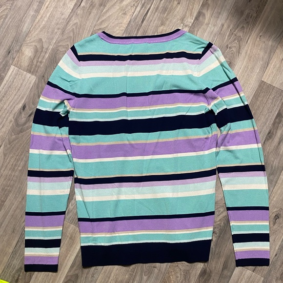Talbots Knit Color Block Sweater - Picture 2 of 3